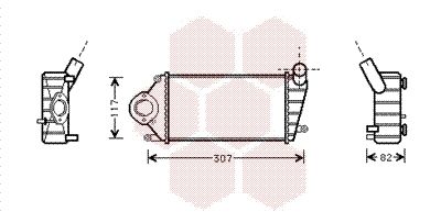 VAN WEZEL Välijäähdytin 58004194